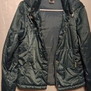 Women's Teal Puffer Jacket